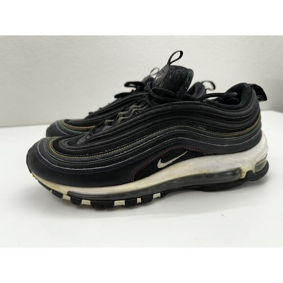 Nike Air Max 97 Shoes Womens Size 10 Black Multi Color Stitching CK0738-001 - Picture 8 of 11